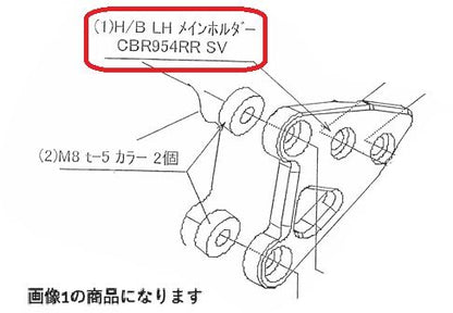 ハイパーバンク LH メインホルダー CBR954RR