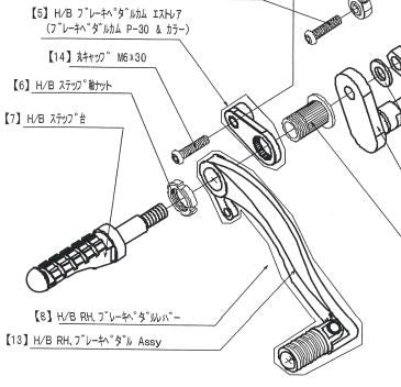 ハイパーバンク ブレーキペダルカム エストレア