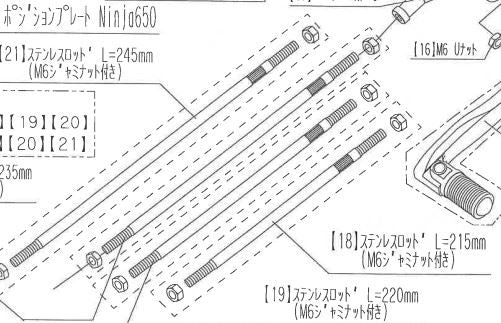 ステンレスロッド 220mm
