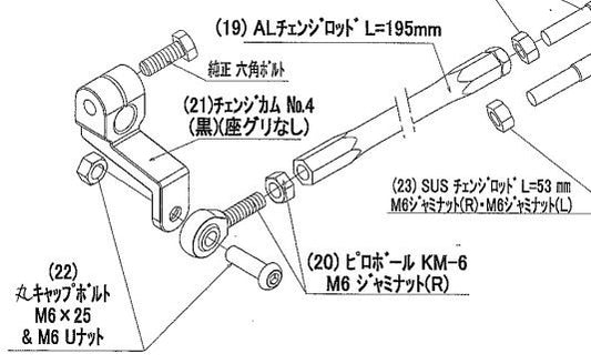 チェンジカム No4 座グリなし ブラック