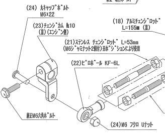 チェンジカムボルトセット ニンジャ250R