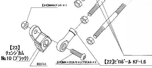 Change Cam Bolt Set ZX-14R