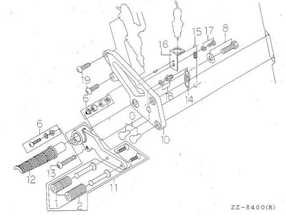 Pedal Bolt Set ZZ-R400