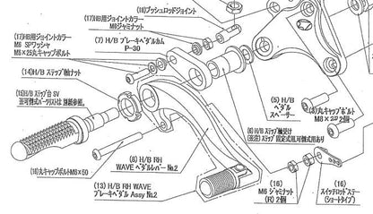 スイッチロッドステーセット ニンジャ1000SX