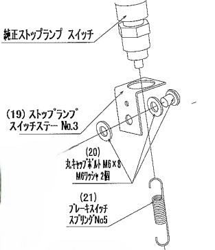 Stop Lamp Stay Bolt Set ZX-6R
