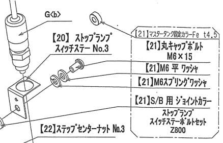 Stop Lamp Stay Bolt Set Z800