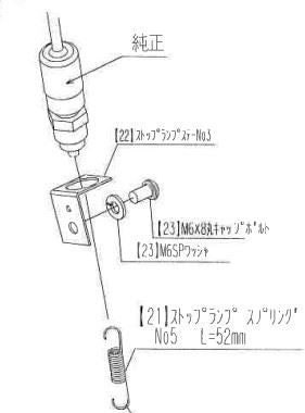 ストップランプ ステーボルトセット Z H2