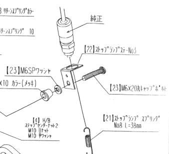 Hyper Bank Stop Lamp Stay Bolt MT-09