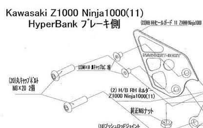 Master Cylinder Bolt Set Z1000