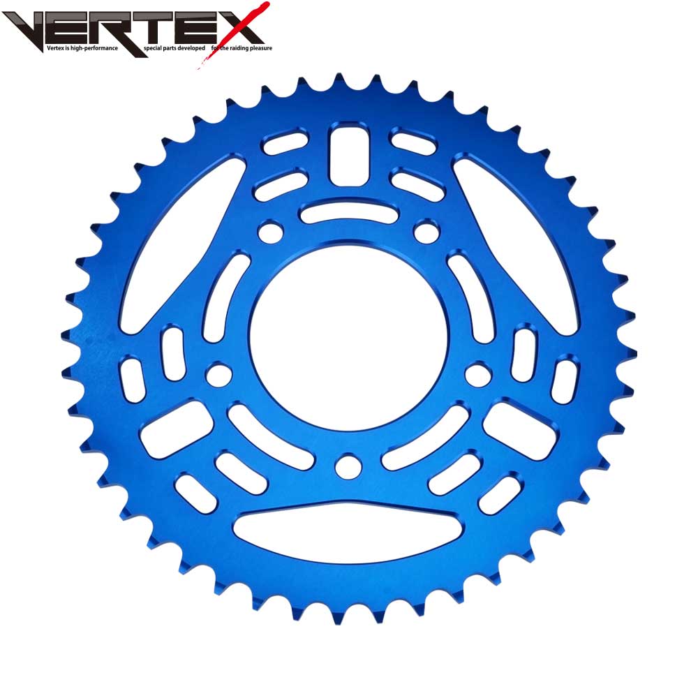 CBX400F リア スプロケット 520 45T レッド ブルー シルバー ゴールド スプロケ カラースプロケ コムスター風 ドリブン スプロケット アルミ