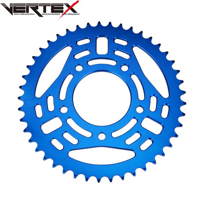 CBX400F リア スプロケット 520 45T レッド ブルー シルバー ゴールド スプロケ カラースプロケ コムスター風 ドリブン スプロケット アルミ