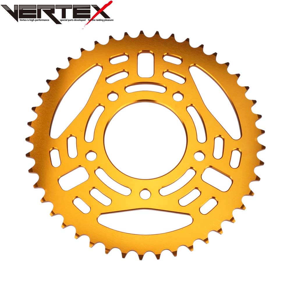 CBX400F リア スプロケット 520 45T レッド ブルー シルバー ゴールド スプロケ カラースプロケ コムスター風 ドリブン スプロケット アルミ