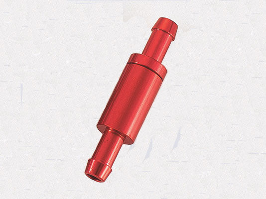 One-way Valve, Red, for Hose with 6mm Diameter