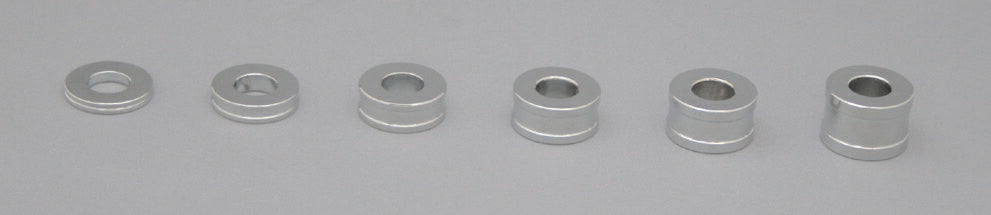 Aluminum Spacer M6 Plated 8mm 2pcs