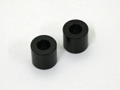 アルミスペーサ M6\U00261/4インチ ブラック 12mm 2PCS