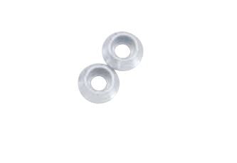 Cap Bolt Holder Silver M4 2pcs/1set