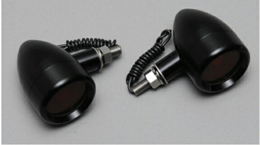 削り出しニュースクール M8 ブラック/スモークレンズ 2個入