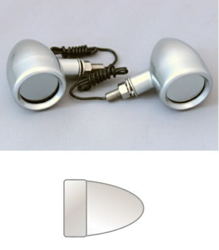 New School Turn Signal M10 Chrome/Clear Lens 2 Pcs.