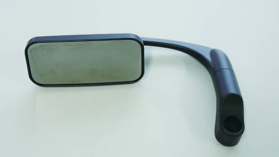 Low Profile Mirror Chrome Lens Black
