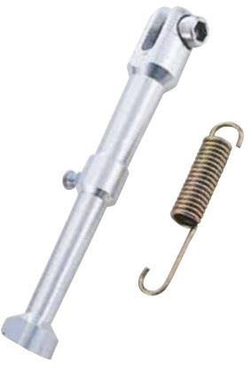 Aluminum Side Stand for 8-inch Wheels, Silver - Monkey