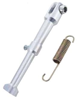 Aluminum Side Stand, Silver, APE50