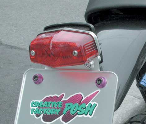 Lucas Type Tail Kit without Reflector for Ape 50