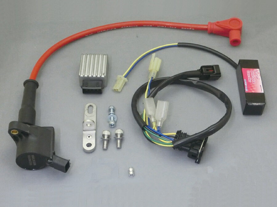 Super IG Coil Kit with Speed Pro Twin Silicon Spark Plug Cables, Red, Z125 Pro