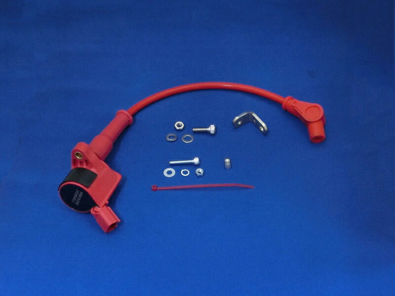 Racing IG Coil EVO with Speed Pro Twin Silicone Plug Cords, Red Cord, for NSF100