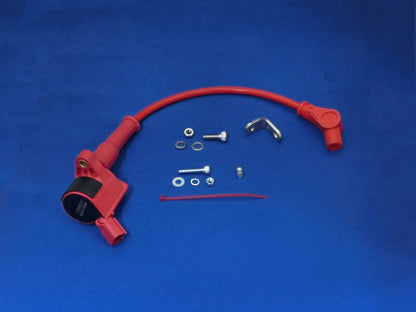 Racing IG Coil EVO with Speed Pro Twin Silicone Plug Cords, Red Cord, for NSF100