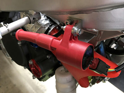 Racing IG Coil EVO with Speed Pro Twin Silicone Plug Cords, Red Cord, for NSF100