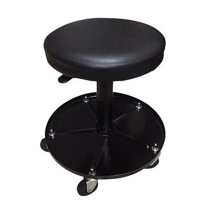 ローリングワークベンチ 黒 1台 椅子 イス 高さ調節 昇降式 整備 メンテナンス カスタムジャパン