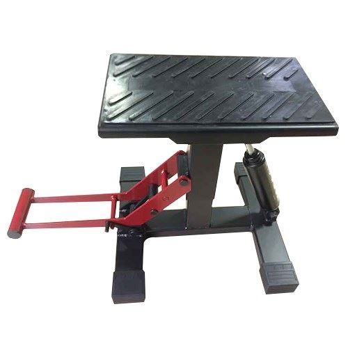 リフトアップスタンド ダンパー付 赤/黒 全長315×幅300×高さ345mm 1台 高さ調節 整備 メンテナンス カスタムジャパン