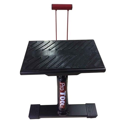 リフトアップスタンド ダンパー付 赤/黒 全長315×幅300×高さ345mm 1台 高さ調節 整備 メンテナンス カスタムジャパン