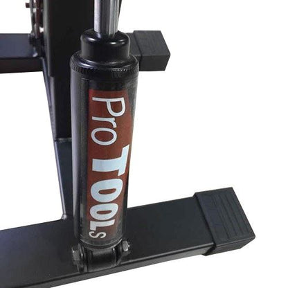 リフトアップスタンド ダンパー付 赤/黒 全長315×幅300×高さ345mm 1台 高さ調節 整備 メンテナンス カスタムジャパン