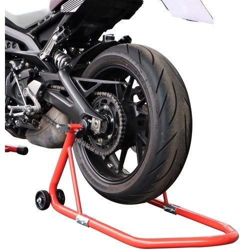 モーターサイクルリアスタンド レッド 780×510×352mm 1台 整備 メンテナンス カスタムジャパン