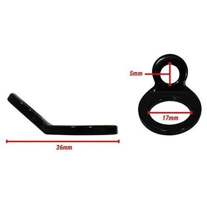 タイダウンストラップリング ブラック 1個 整備 メンテナンス カスタムジャパン