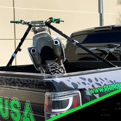 タイダウンベルト カラビナフックタイプ ブラック 1800mm 1本 汎用 ストラップ 固定用 カスタムジャパン