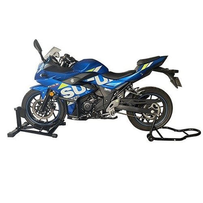 フロントホイールクランプスタンド ブラックシリーズ ブラック W640×D540×H160mm 1台