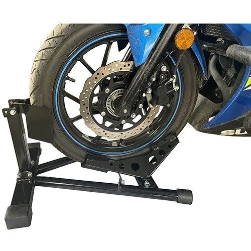 フロントホイールクランプスタンド ブラックシリーズ ブラック W640×D540×H160mm 1台