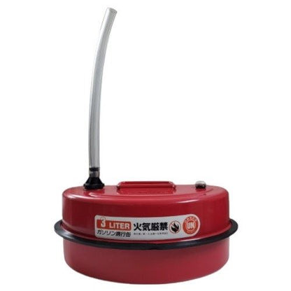 Gasoline Can, Red, W16.2 x H29.7 x D12.8 cm, 3L, 1 can, Maintenance, Custom Japan