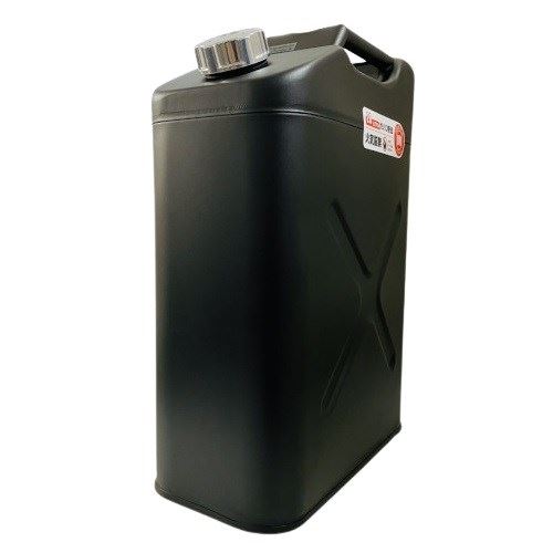 Gasoline Can Black Series Matte Black W35.2 x H47.5 x D18cm 20L 1 Can Maintenance Custom Japan