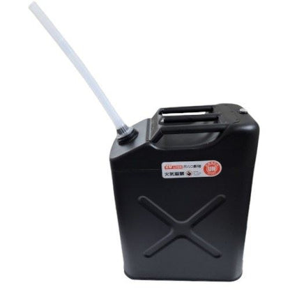 Gasoline Can Black Series Matte Black W35.2 x H47.5 x D18cm 20L 1 Can Maintenance Custom Japan