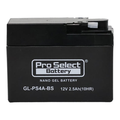 GL-PS4A-BS ナノ・ジェルバッテリー(YTR4A-BS互換) 液入充電済 ジェルタイプ 4A 1個