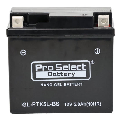 GL-PTX5L-BS ナノ・ジェルバッテリー(YTX5L-BS互換) 液入充電済 ジェルタイプ X5L 1個