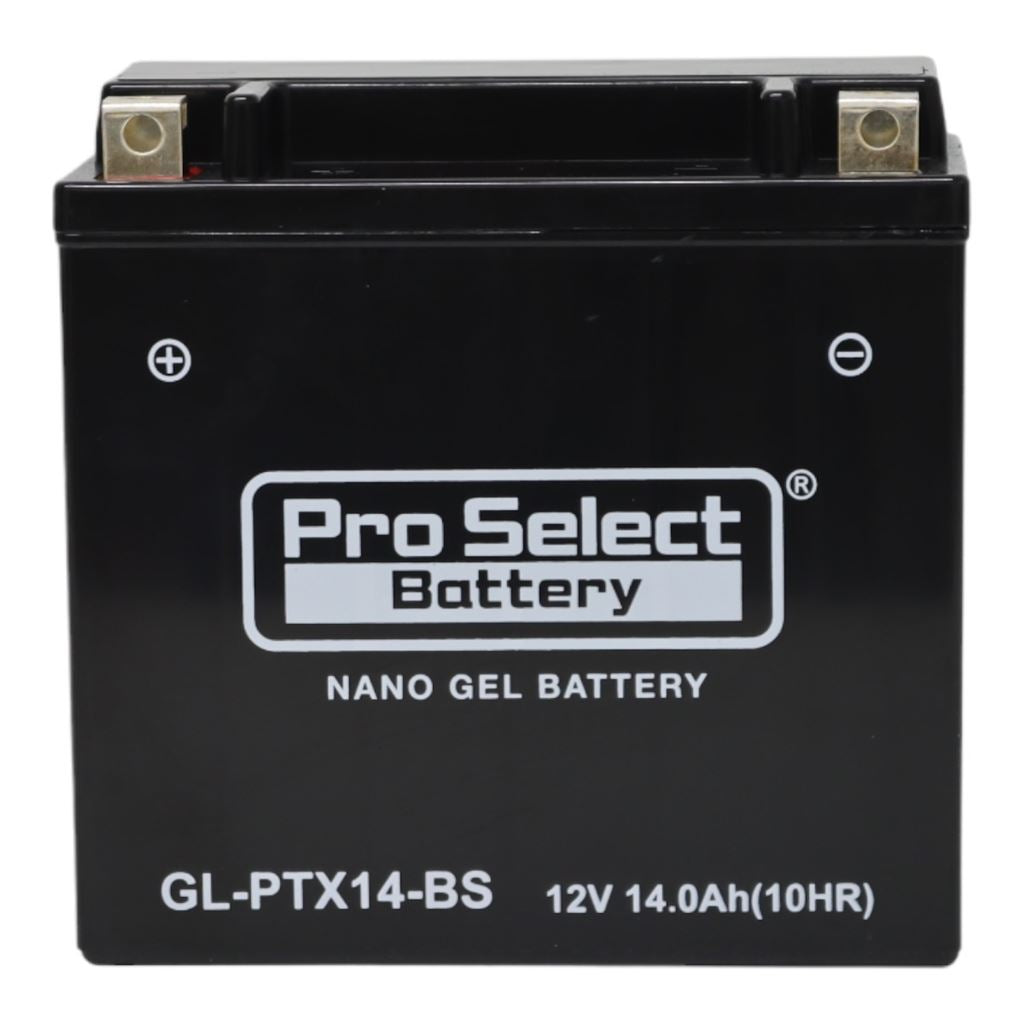 GL-PTX14-BS ナノ・ジェルバッテリー(YTX14-BS互換) 液入充電済 ジェルタイプ X14 1個