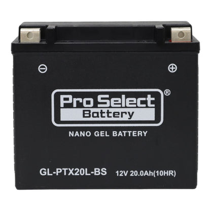 GL-PTX20L-BS ナノ・ジェルバッテリー(YTX20L-BS互換) 液入充電済 ジェルタイプ X20L 1個