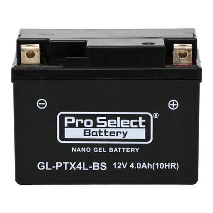 GL-PTX4L-BS ナノ・ジェルバッテリー(YTX4L-BS/FTH4L-BS互換) 液入充電済 ジェルタイプ X4L 1個