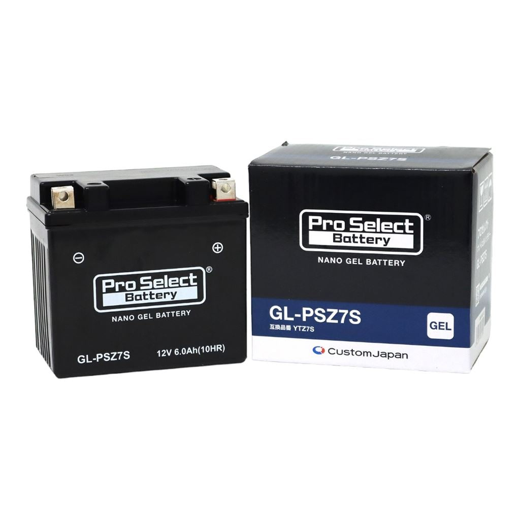GL-PSZ7S ナノ・ジェルバッテリー(YTZ7S互換) 液入充電済 ジェルタイプ Z7S 1個