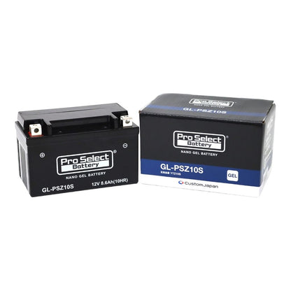 GL-PSZ10S ナノ・ジェルバッテリー(YTZ10S互換) 液入充電済 ジェルタイプ Z10S 1個