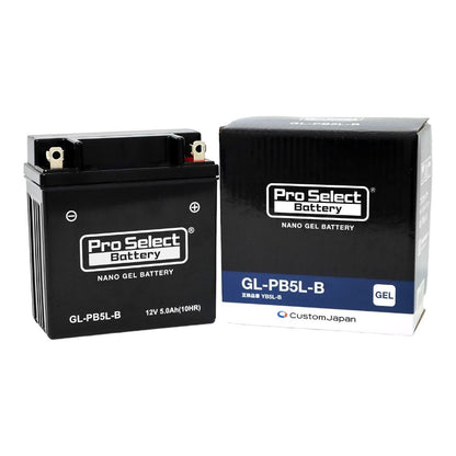 GL-PB5L-B ナノ・ジェルバッテリー(YB5L-B互換) 液入充電済 ジェルタイプ 5L-B 1個